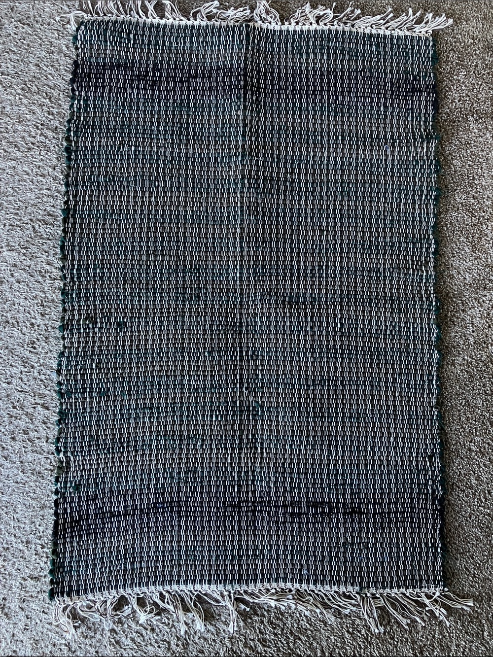 Handmade rag rug
